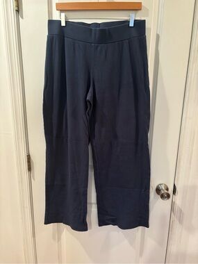 Talbots Wide Leg Waffle Knit Lounge Pants L